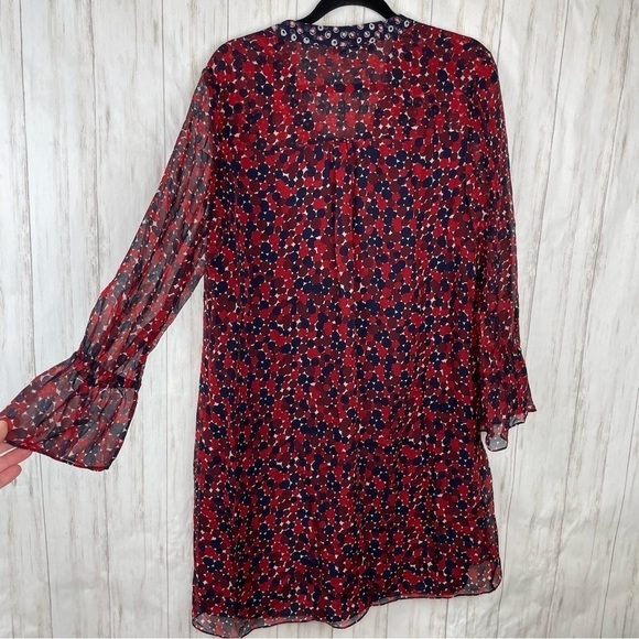 Diane Von Furstenberg Kourtni silk sheath dress size 14 - Picture 4 of 15